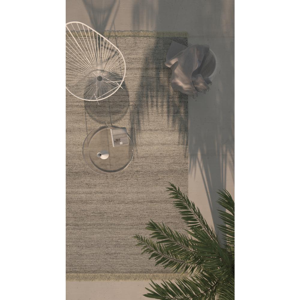 Contemporary Rectangle Area Rug, Silver, 8' X 10'. Picture 16