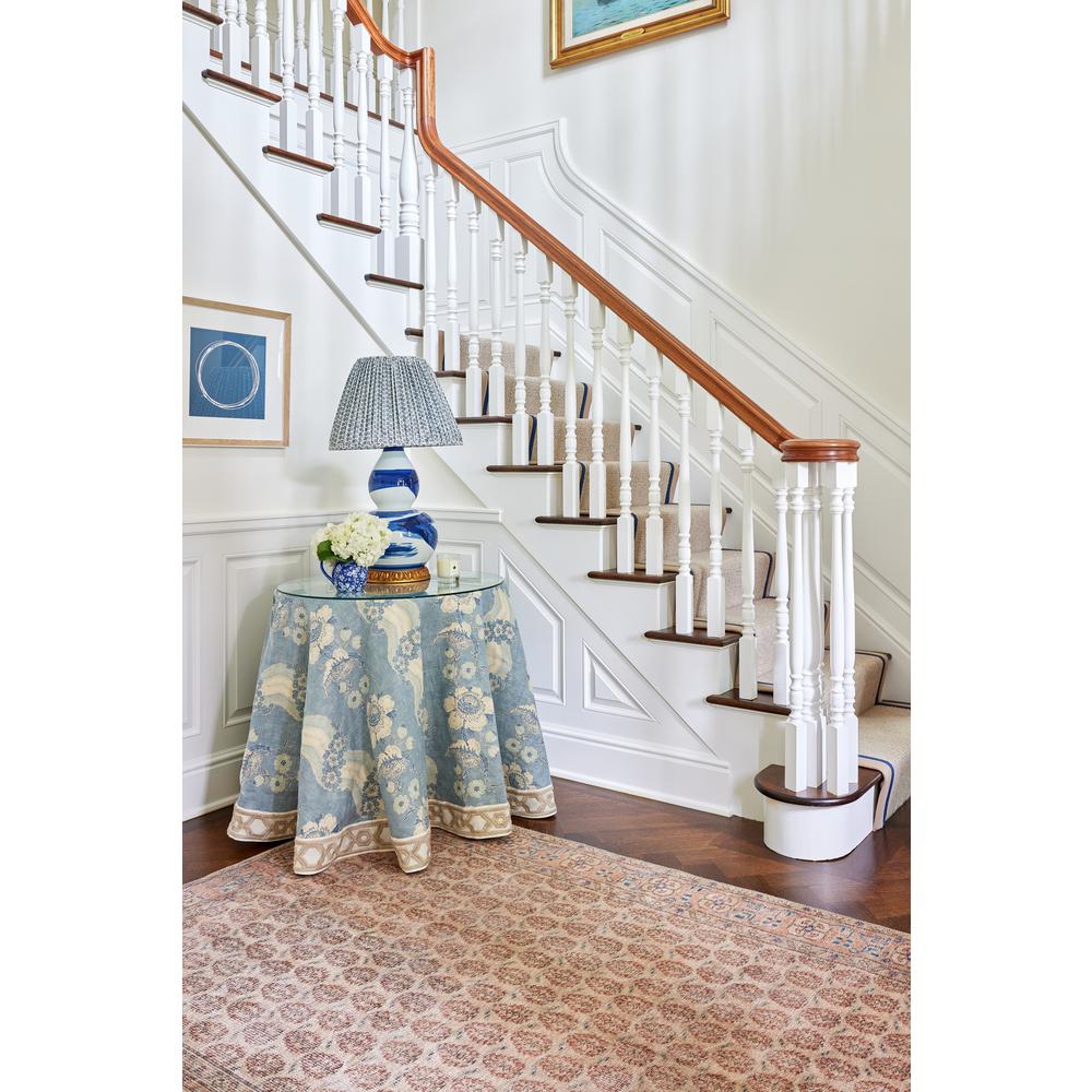Traditional Rectangle Area Rug, Blush, 8' X 10'. Picture 11