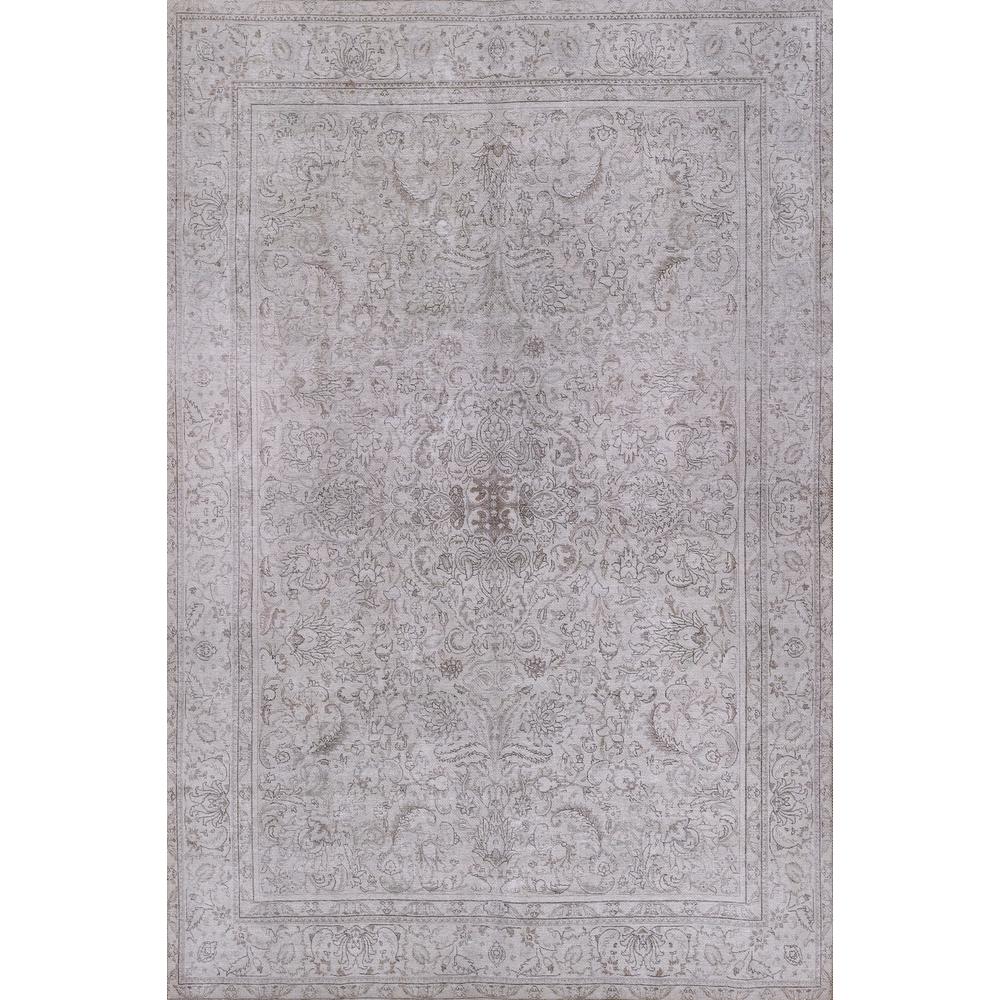 Traditional Rectangle Area Rug, Grey, 8' X 10'. Picture 1