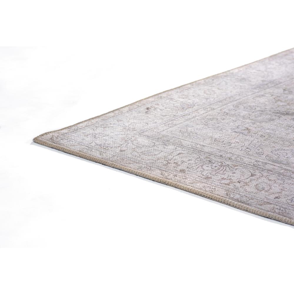 Traditional Rectangle Area Rug, Grey, 8' X 10'. Picture 6