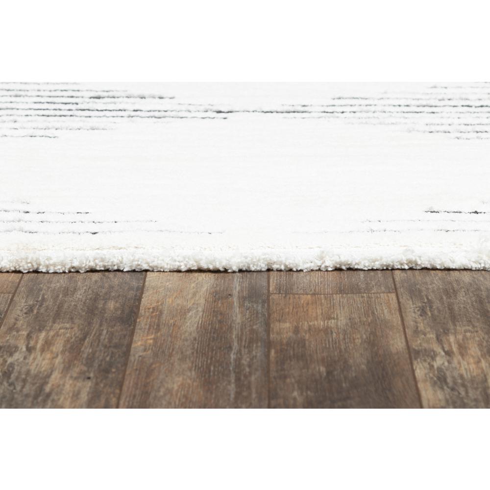 Modern Rectangle Area Rug, Ivory, 9'10" X 12'10". Picture 3