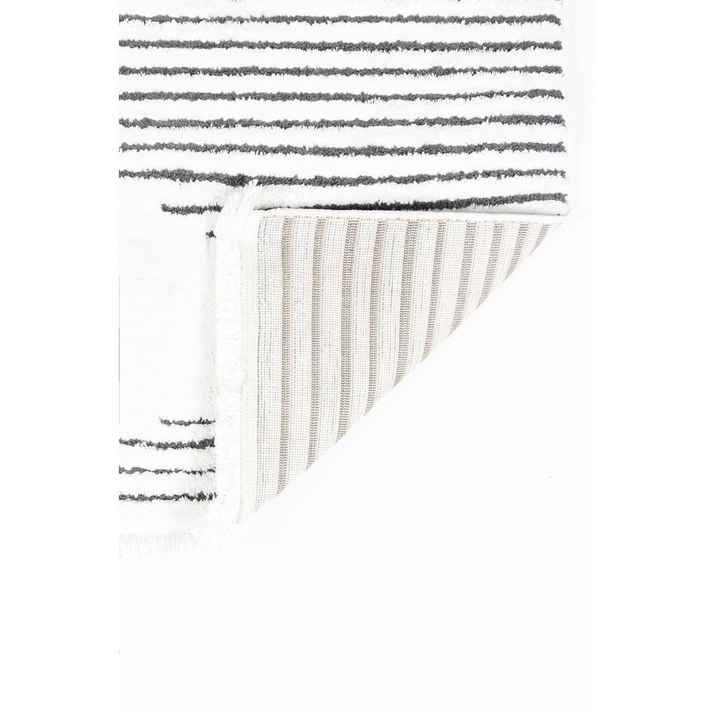 Modern Rectangle Area Rug, Ivory, 9'10" X 12'10". Picture 5