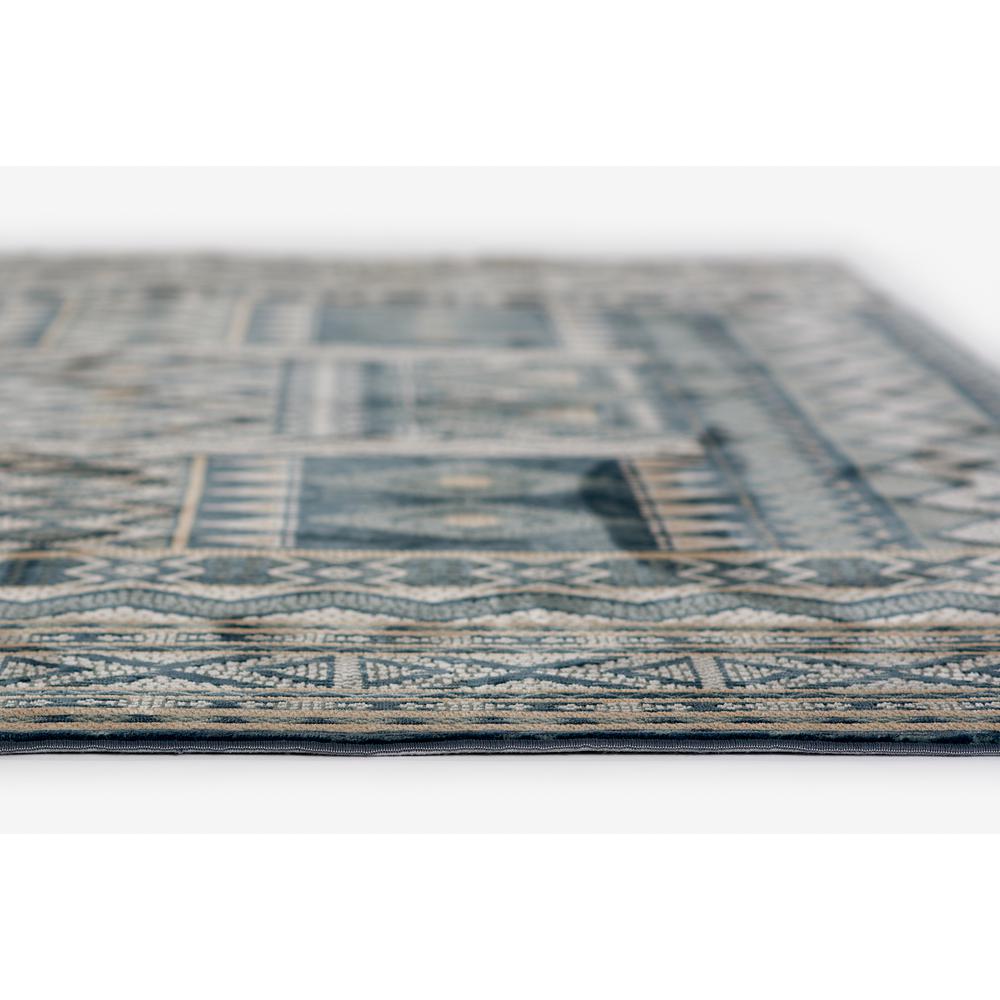Contemporary Rectangle Area Rug, Blue, 8'11" X 12'6". Picture 6
