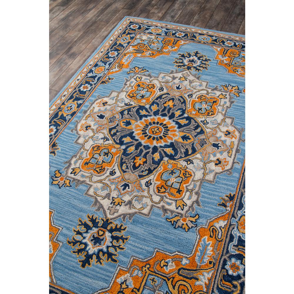 Traditional Rectangle Area Rug, Blue, 8' X 10'. Picture 2