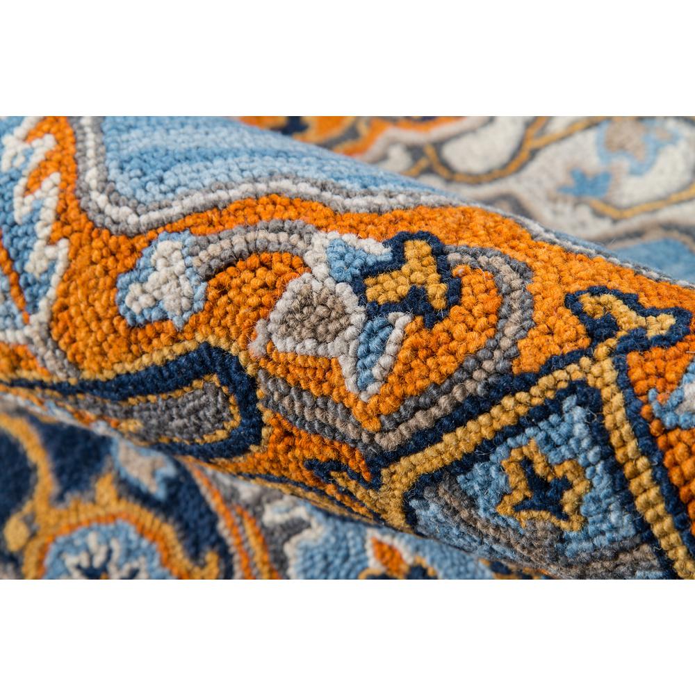 Traditional Rectangle Area Rug, Blue, 8' X 10'. Picture 4