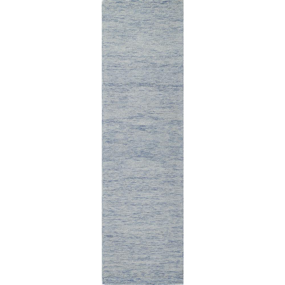 Contemporary Rectangle Area Rug, Light Blue, 8' X 10'. Picture 5