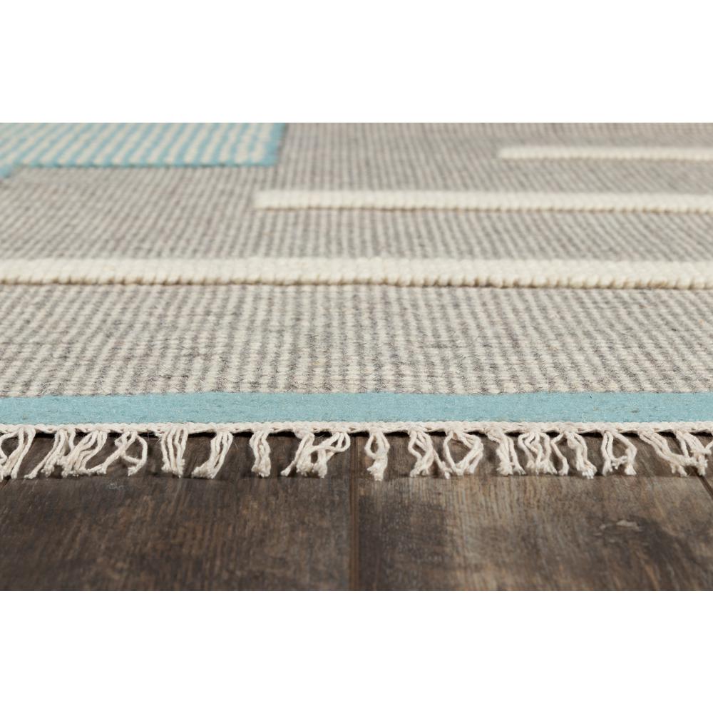 Contemporary Rectangle Area Rug, Blue, 9' X 12'. Picture 3