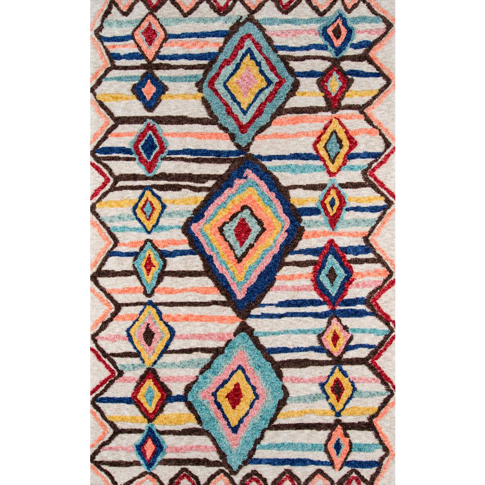 Contemporary Rectangle Area Rug, Multi, 9' X 12'. Picture 1