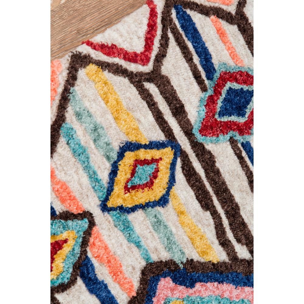 Contemporary Rectangle Area Rug, Multi, 9' X 12'. Picture 3