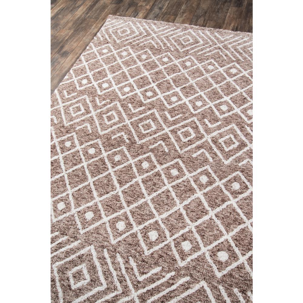 Contemporary Rectangle Area Rug, Taupe, 9' X 12'. Picture 2
