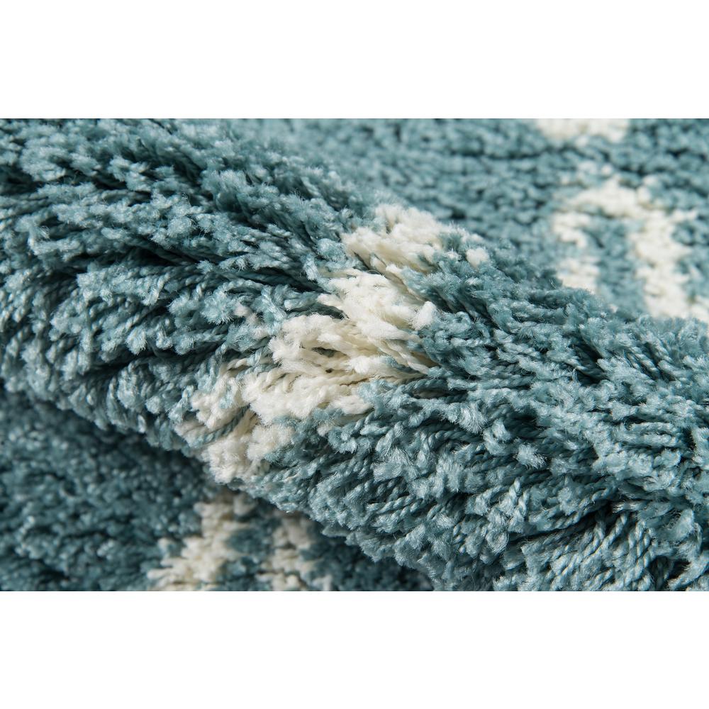 Contemporary Rectangle Area Rug, Blue, 9'3" X 12'6". Picture 4