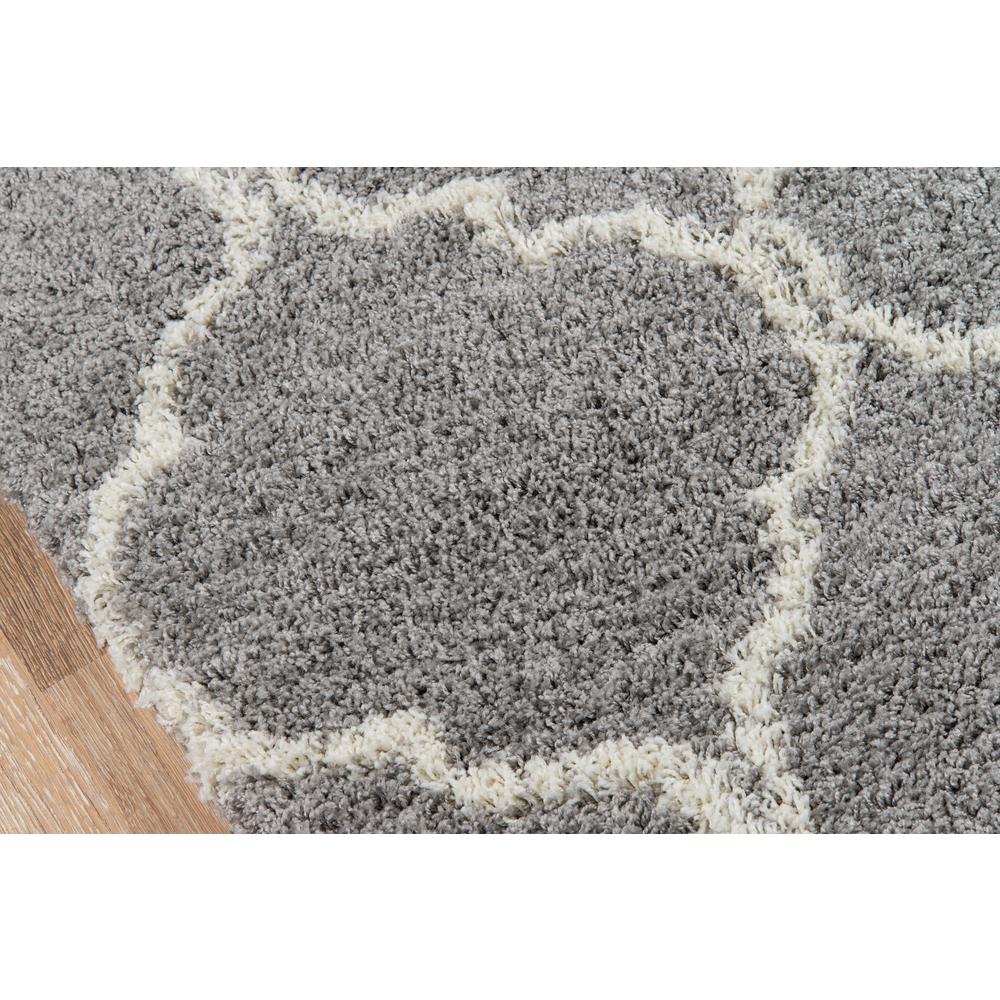 Contemporary Rectangle Area Rug, Grey, 9'3" X 12'6". Picture 2