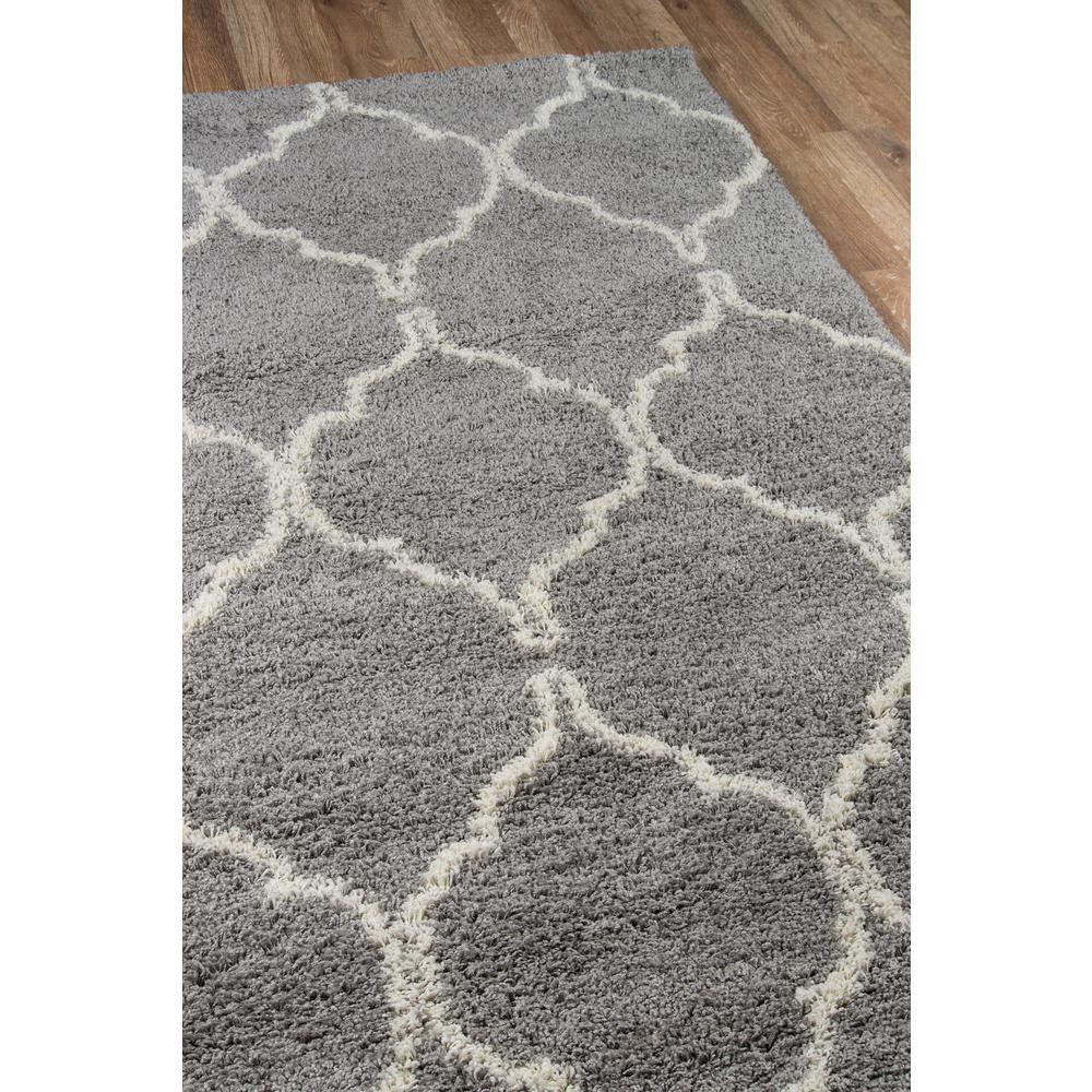 Contemporary Rectangle Area Rug, Grey, 9'3" X 12'6". Picture 3