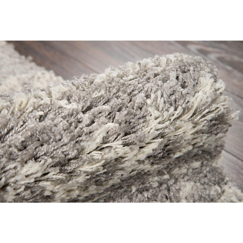Contemporary Rectangle Area Rug, Grey, 9'3" X 12'6". Picture 4