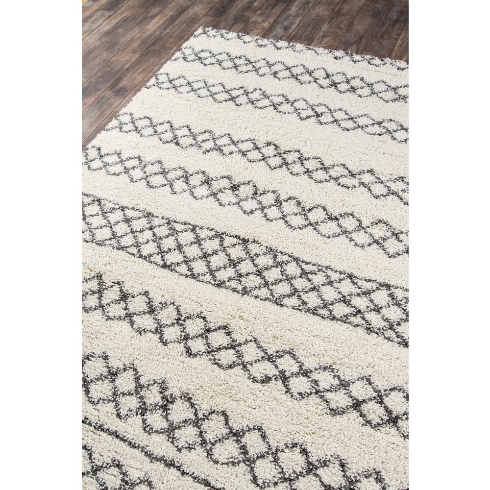 Contemporary Rectangle Area Rug, Ivory, 9'3" X 12'6". Picture 2