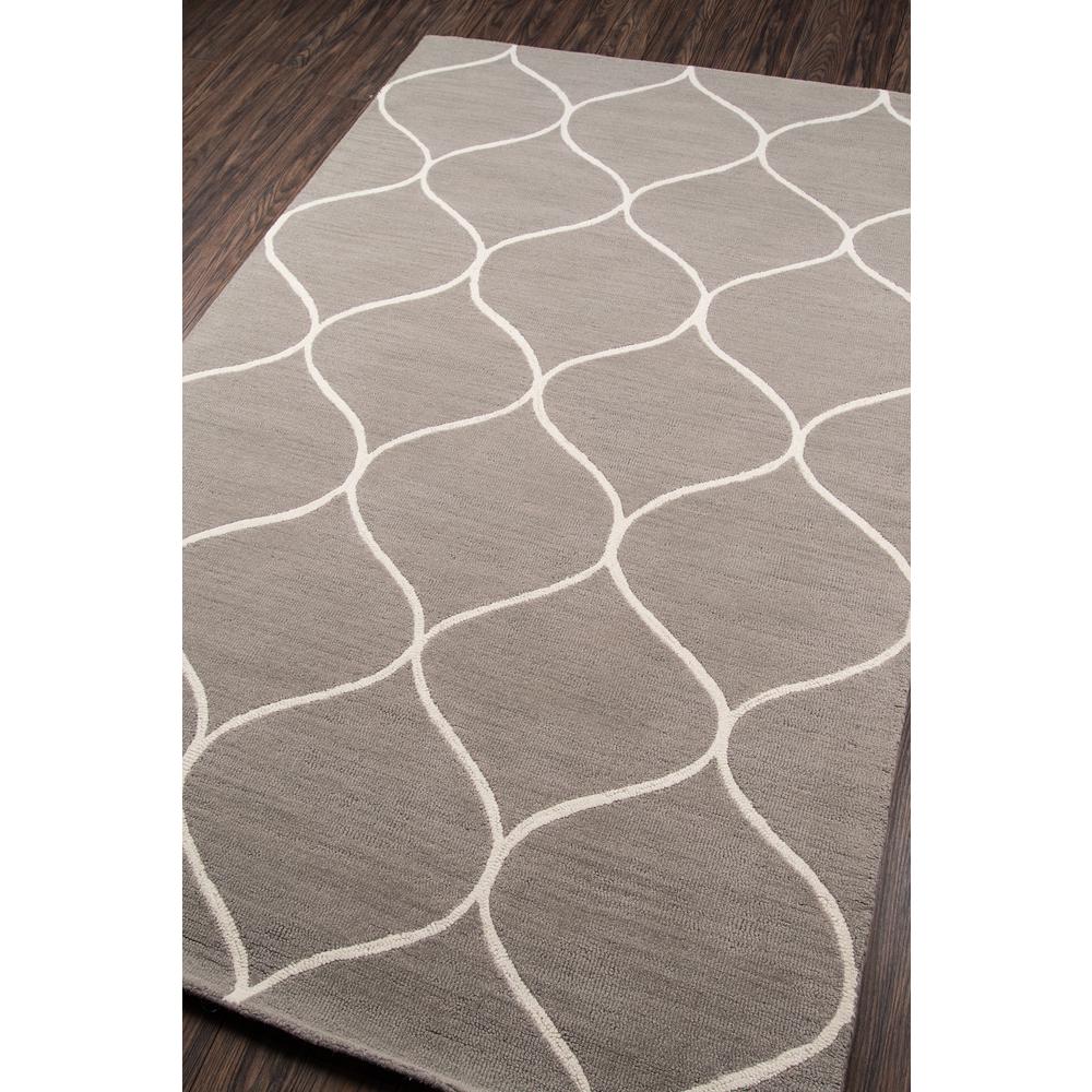 Contemporary Rectangle Area Rug, Grey, 9' X 12'. Picture 2