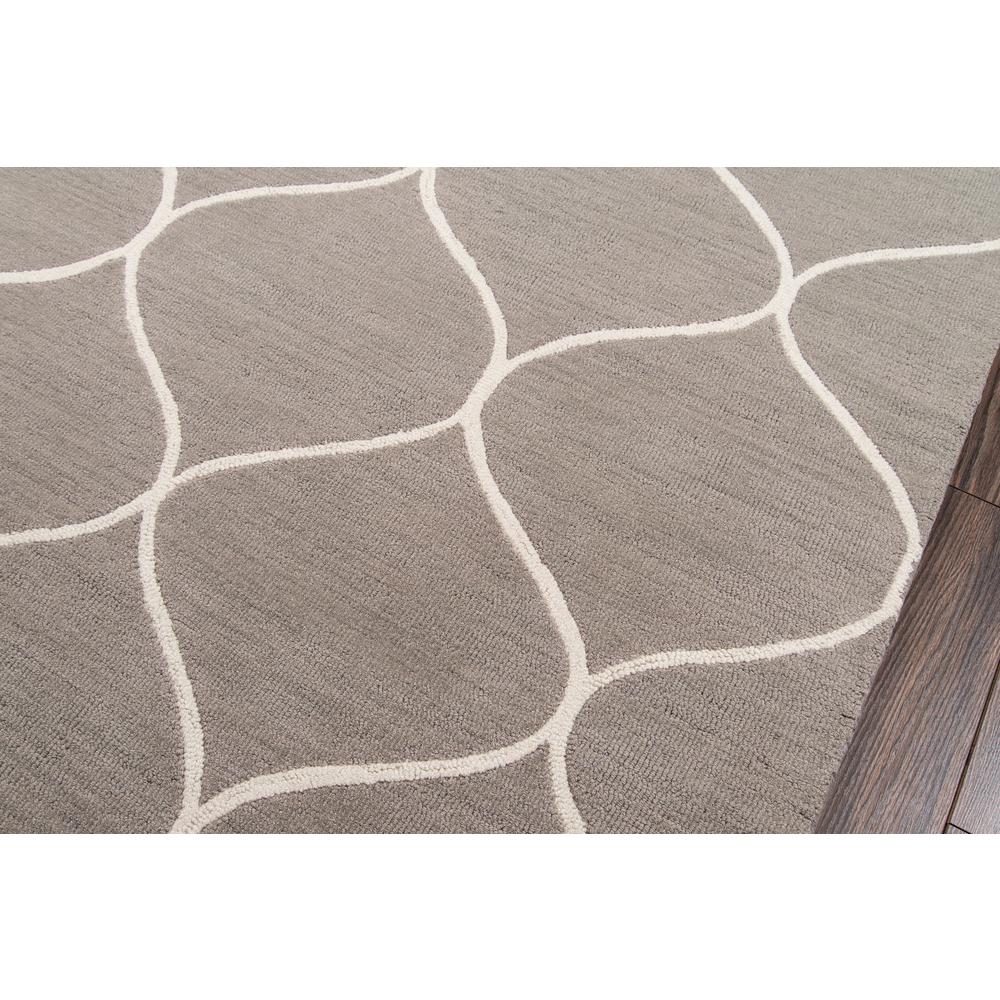 Contemporary Rectangle Area Rug, Grey, 9' X 12'. Picture 3