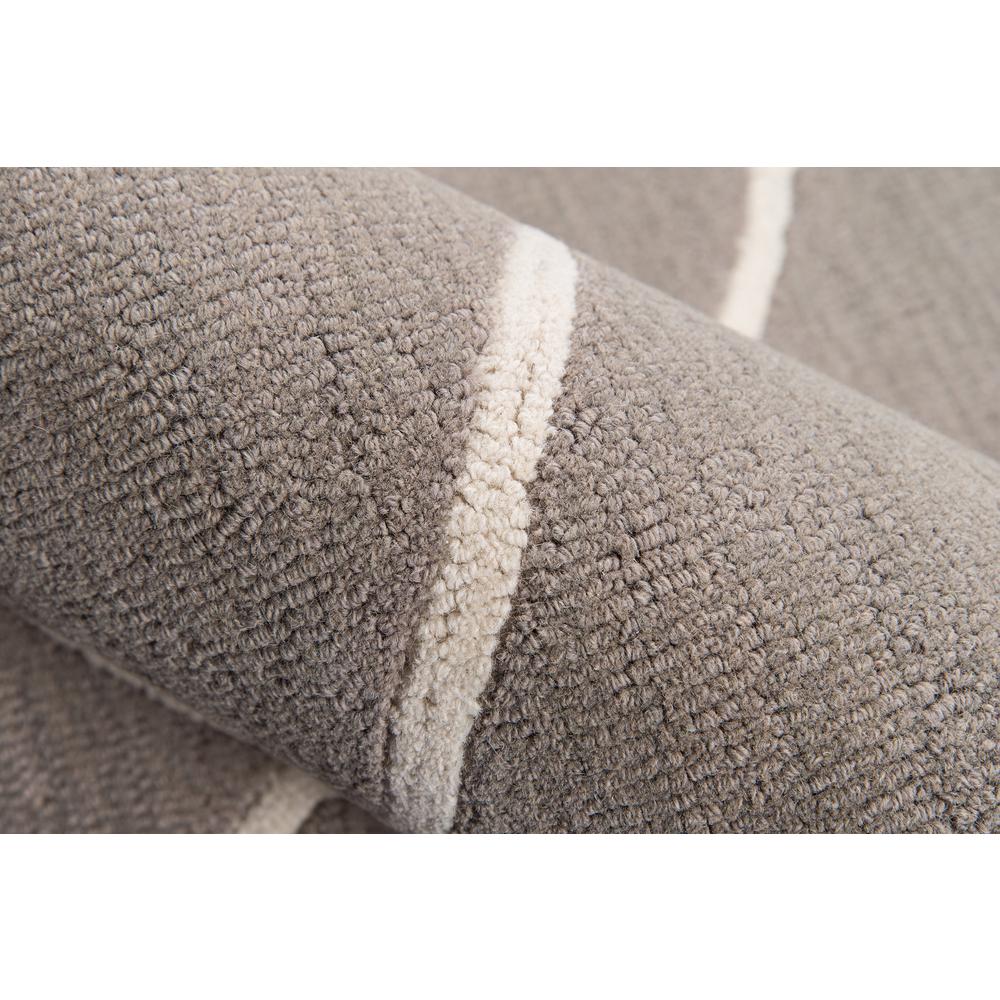 Contemporary Rectangle Area Rug, Grey, 9' X 12'. Picture 4