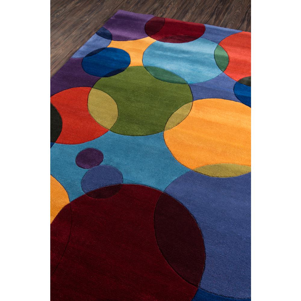 Contemporary Round Area Rug, Multi, 5'9" X 5'9" Round. Picture 2