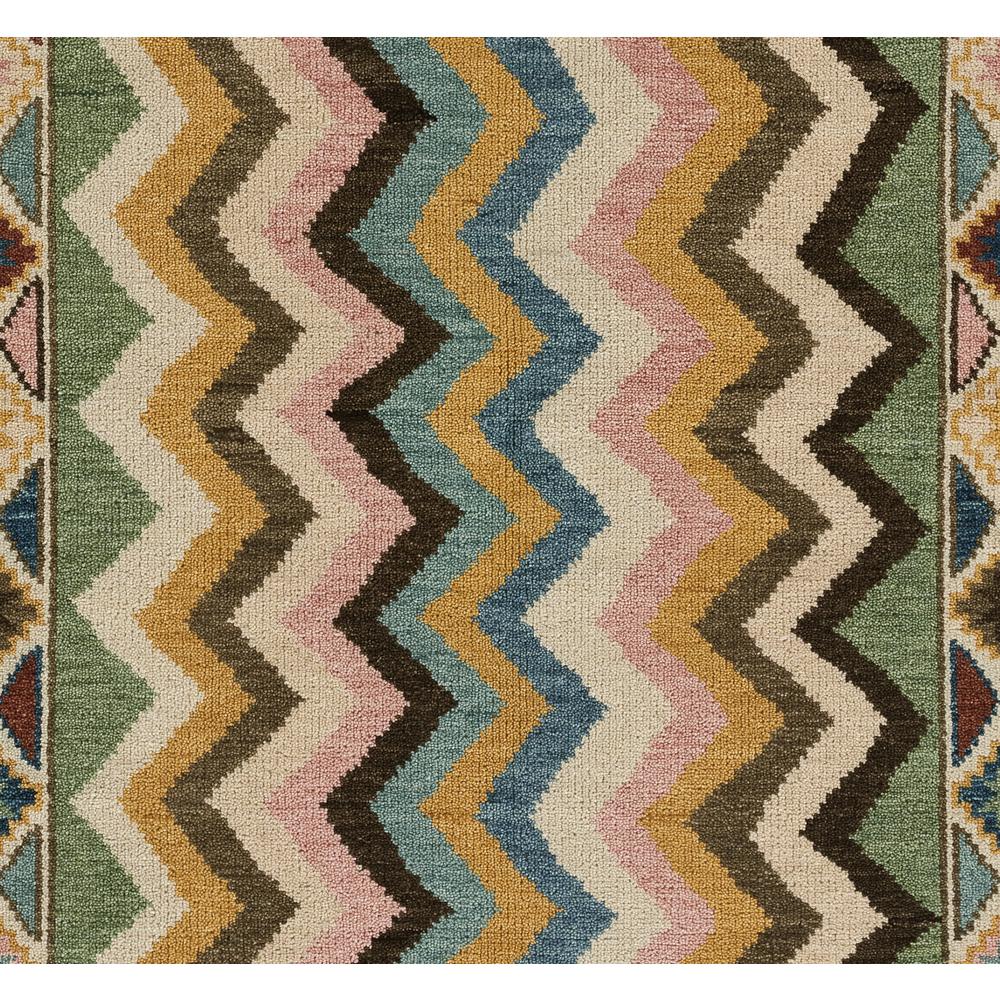 Traditional Rectangle Area Rug, Multi, 9' X 12'. Picture 8