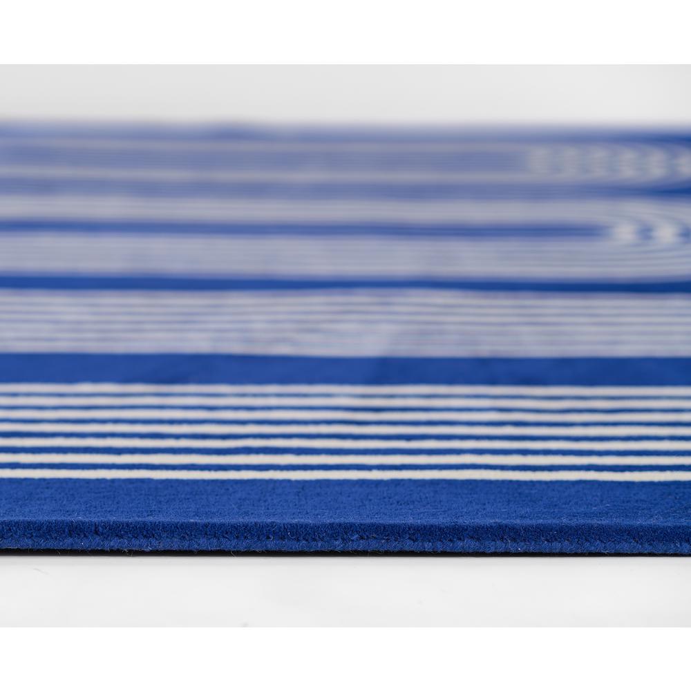 Contemporary Rectangle Area Rug, Cobalt, 9' X 12'. Picture 5