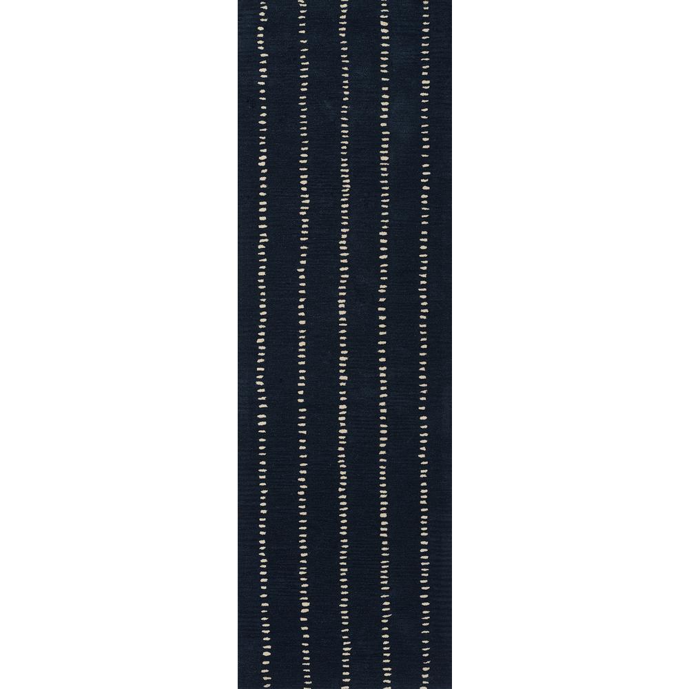 Contemporary Rectangle Area Rug, Navy, 9' X 12'. Picture 5