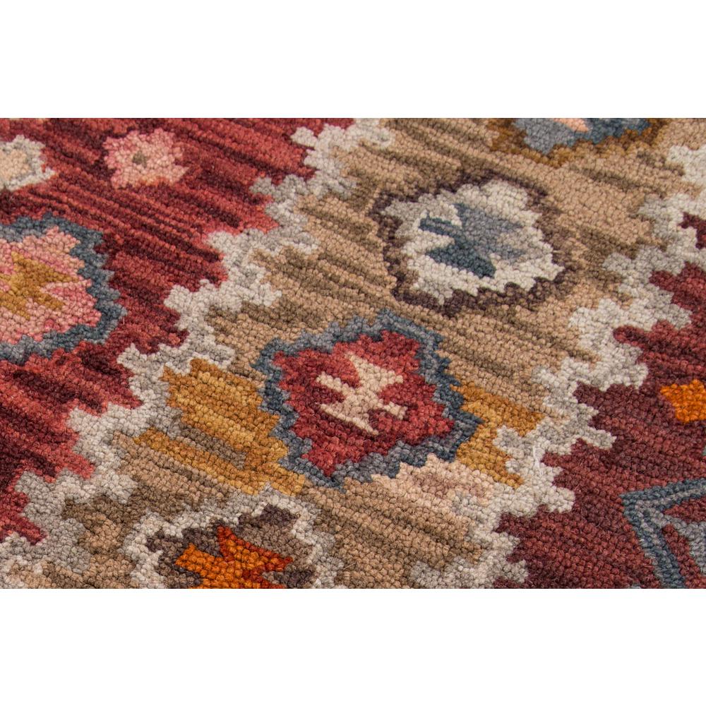 Traditional Rectangle Area Rug, Red, 8' X 11'. Picture 4