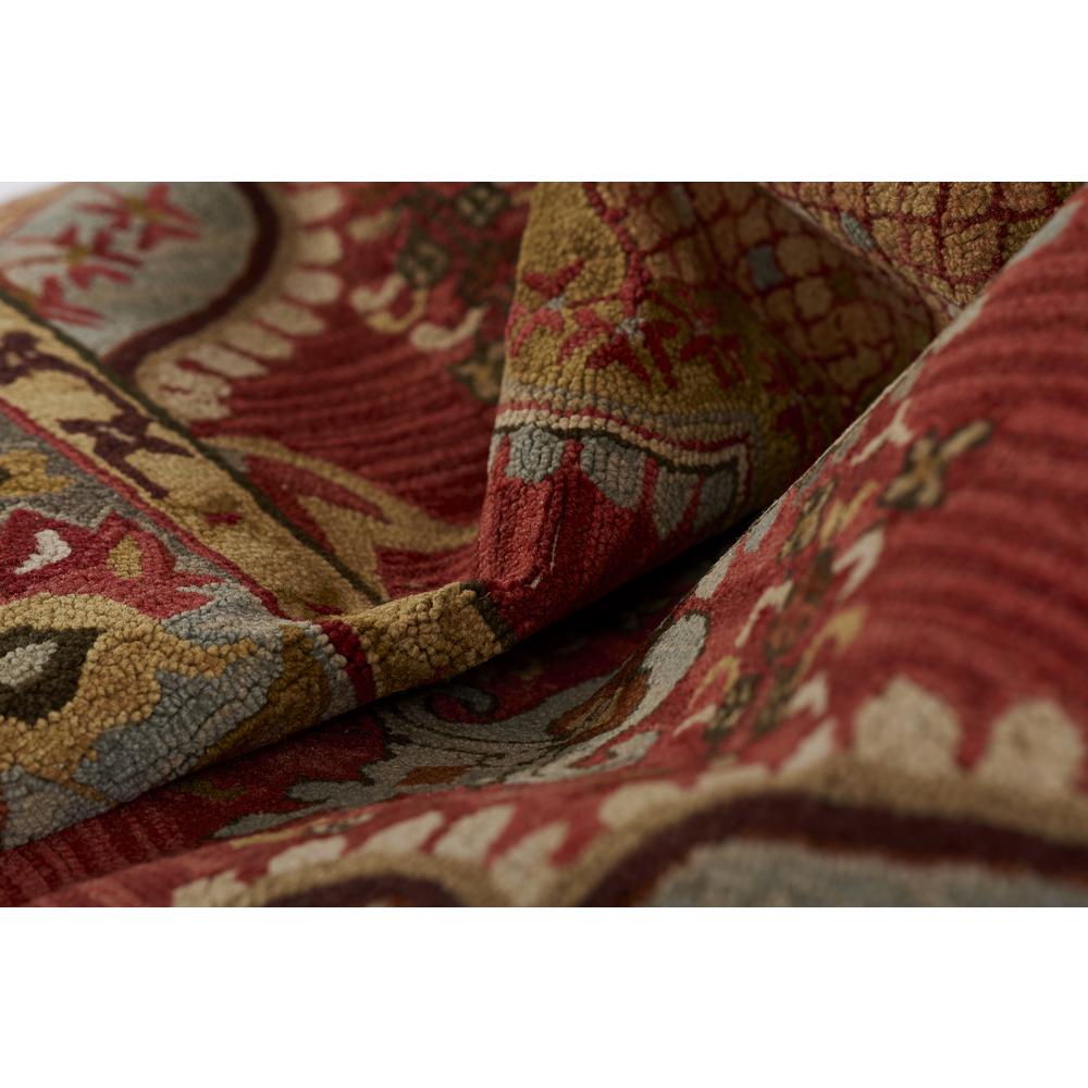 Traditional Rectangle Area Rug, Red, 8' X 11'. Picture 8