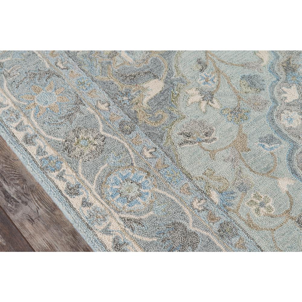 Traditional Rectangle Area Rug, Blue, 8' X 11'. Picture 3