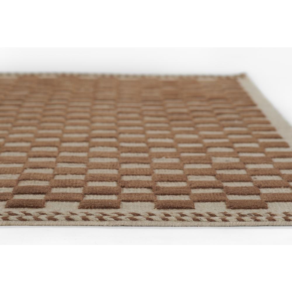 Contemporary Rectangle Area Rug, Brown, 8' X 10'. Picture 5