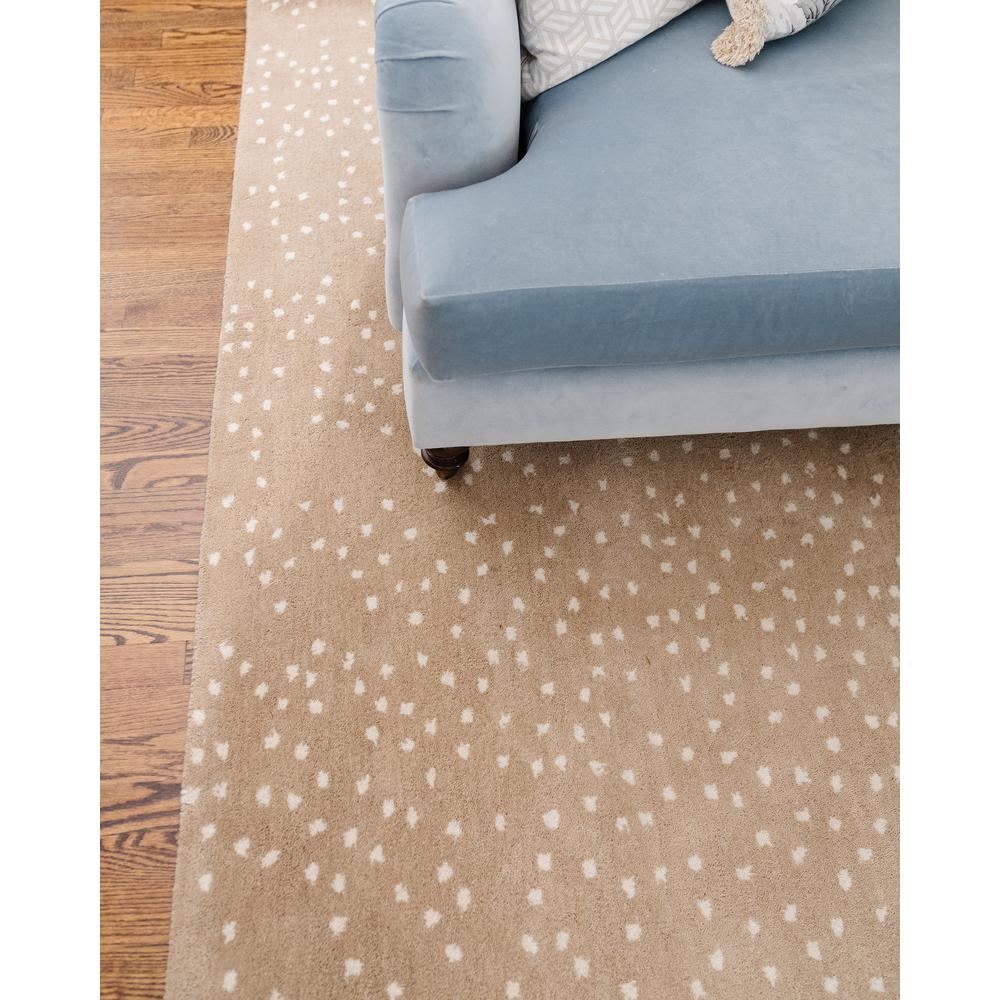Contemporary Rectangle Area Rug, Beige, 7'9" X 9'9". Picture 14
