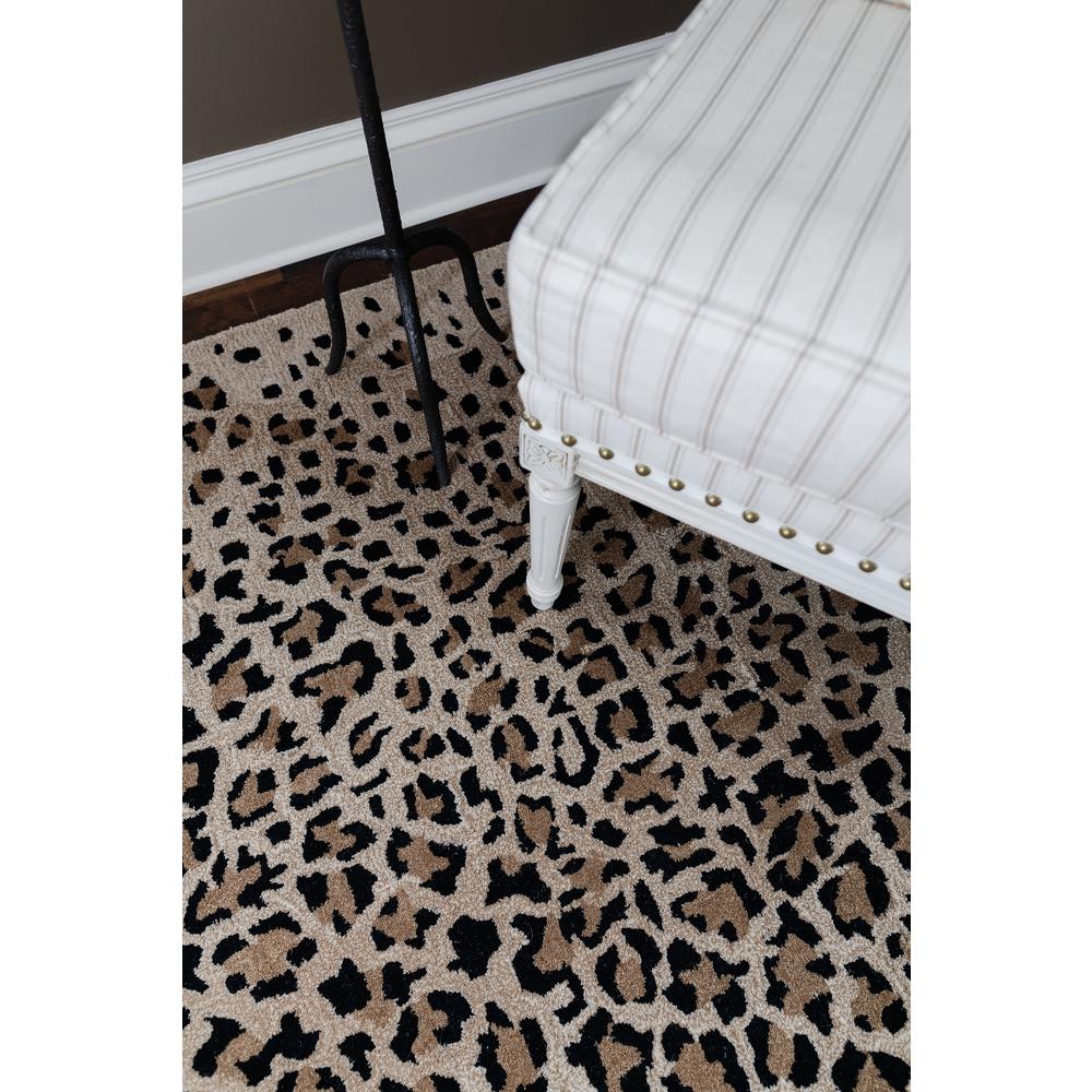 Contemporary Rectangle Area Rug, Beige, 7'9" X 9'9". Picture 11