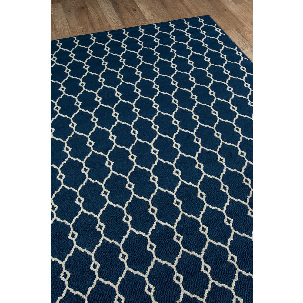 Contemporary Rectangle Area Rug, Navy, 7'10" X 10'10". Picture 2