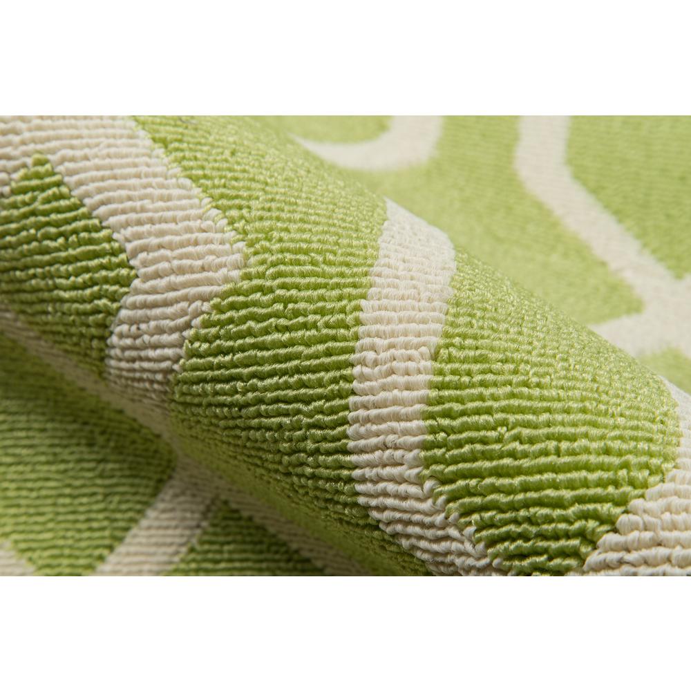 Contemporary Rectangle Area Rug, Green, 7'10" X 10'10". Picture 4