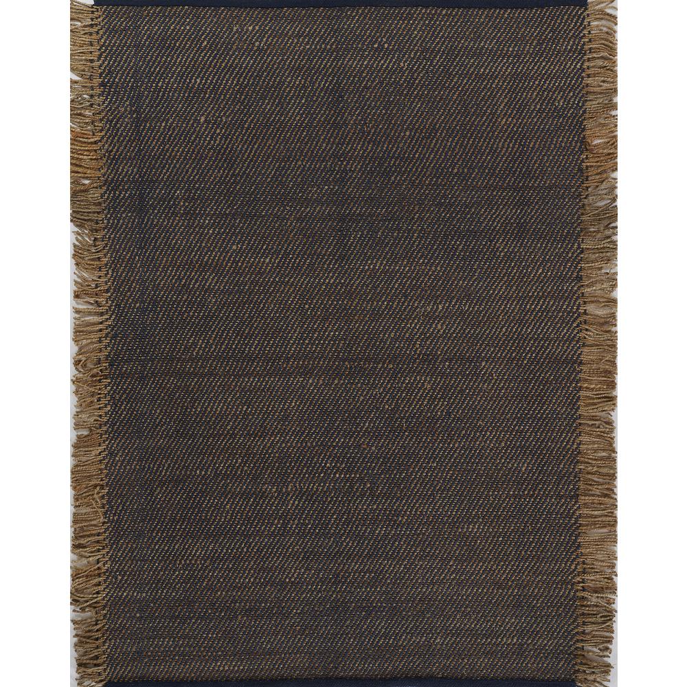 Contemporary Rectangle Area Rug, Blue, 10' X 14'. Picture 1