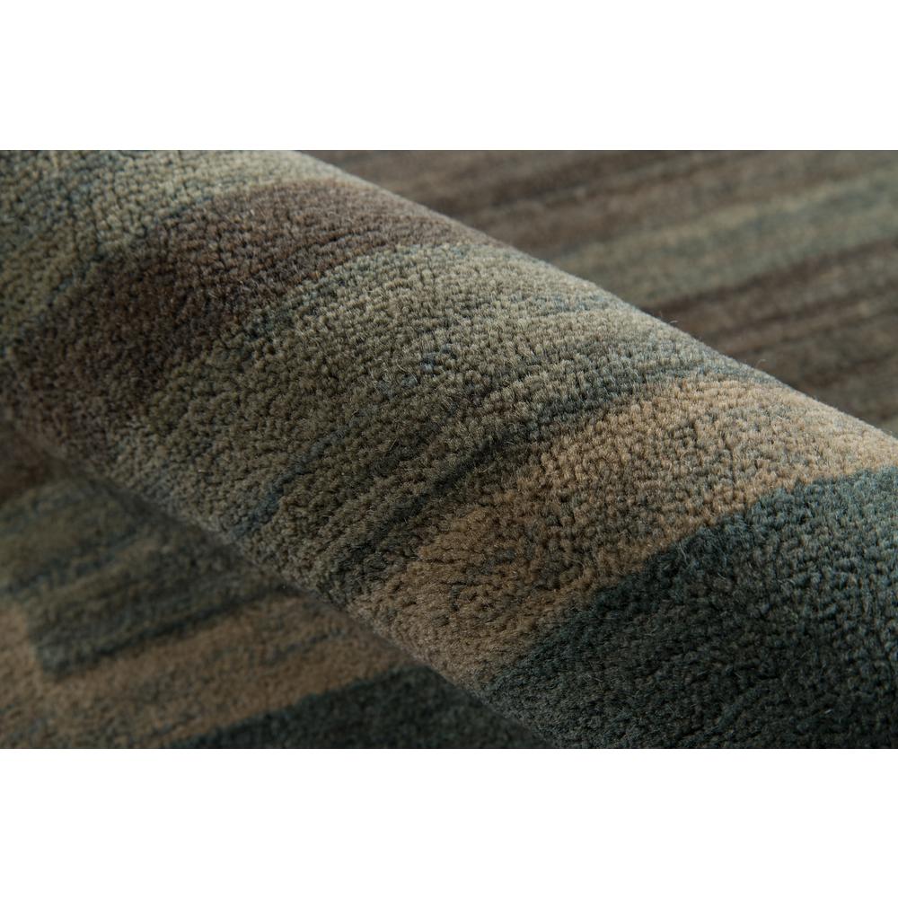 Contemporary Rectangle Area Rug, Blue, 9'6" X 13'6". Picture 4