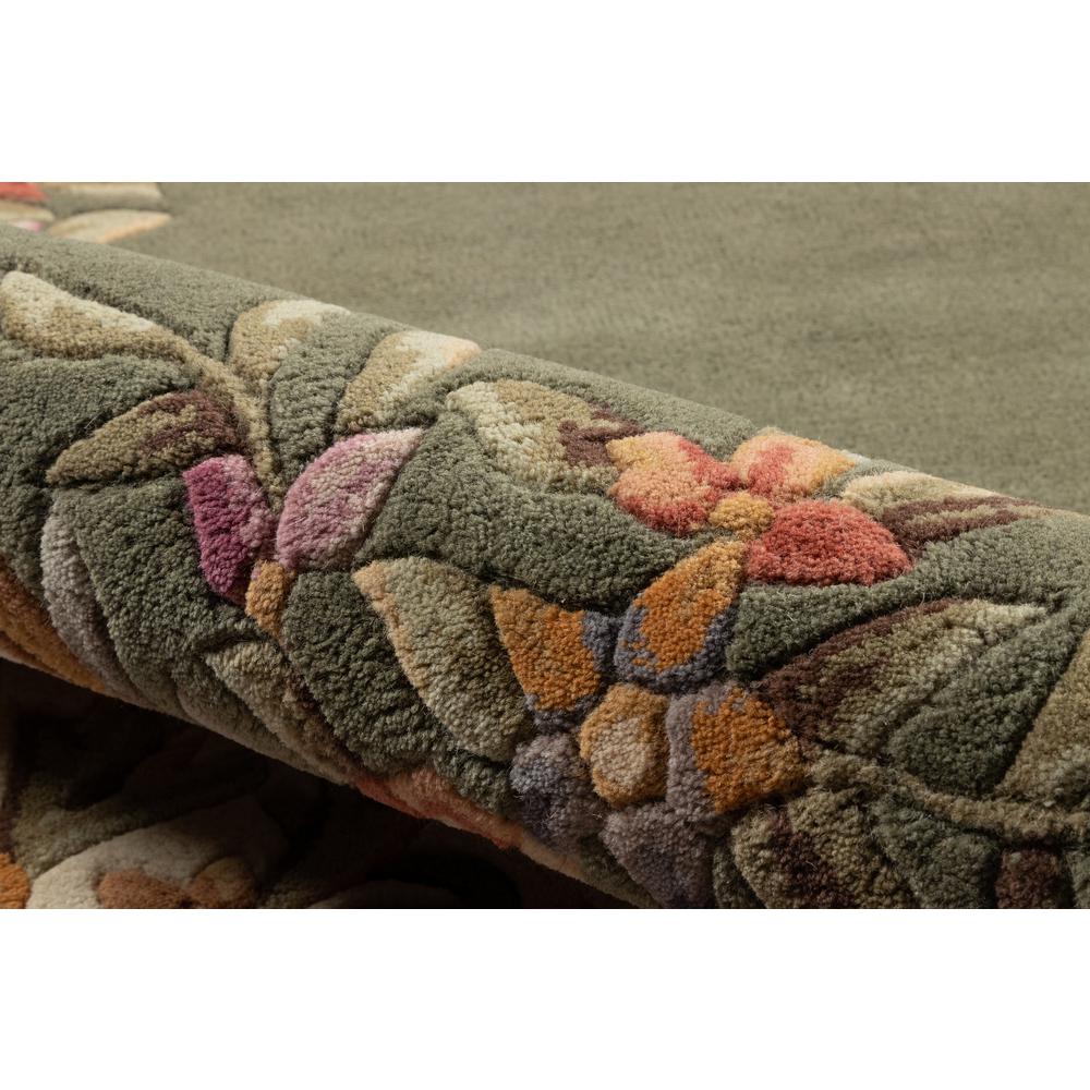 Transitional Rectangle Area Rug, Sage, 8' X 11'. Picture 4