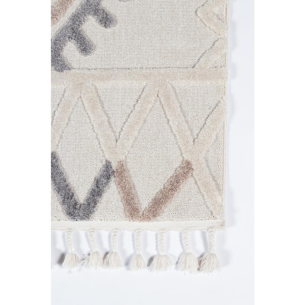 Contemporary Rectangle Area Rug, Ivory, 8'6" X 12'6". Picture 2