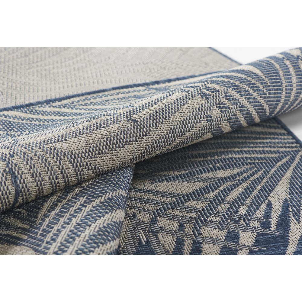 Transitional Rectangle Area Rug, Blue, 8' X 10'. Picture 6
