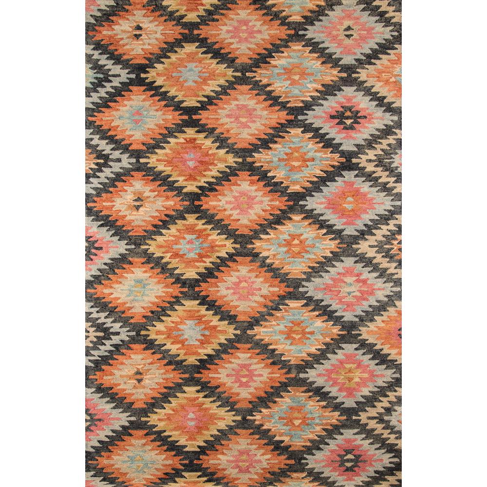 Transitional Rectangle Area Rug, Black, 9'6" X 13'6". Picture 1