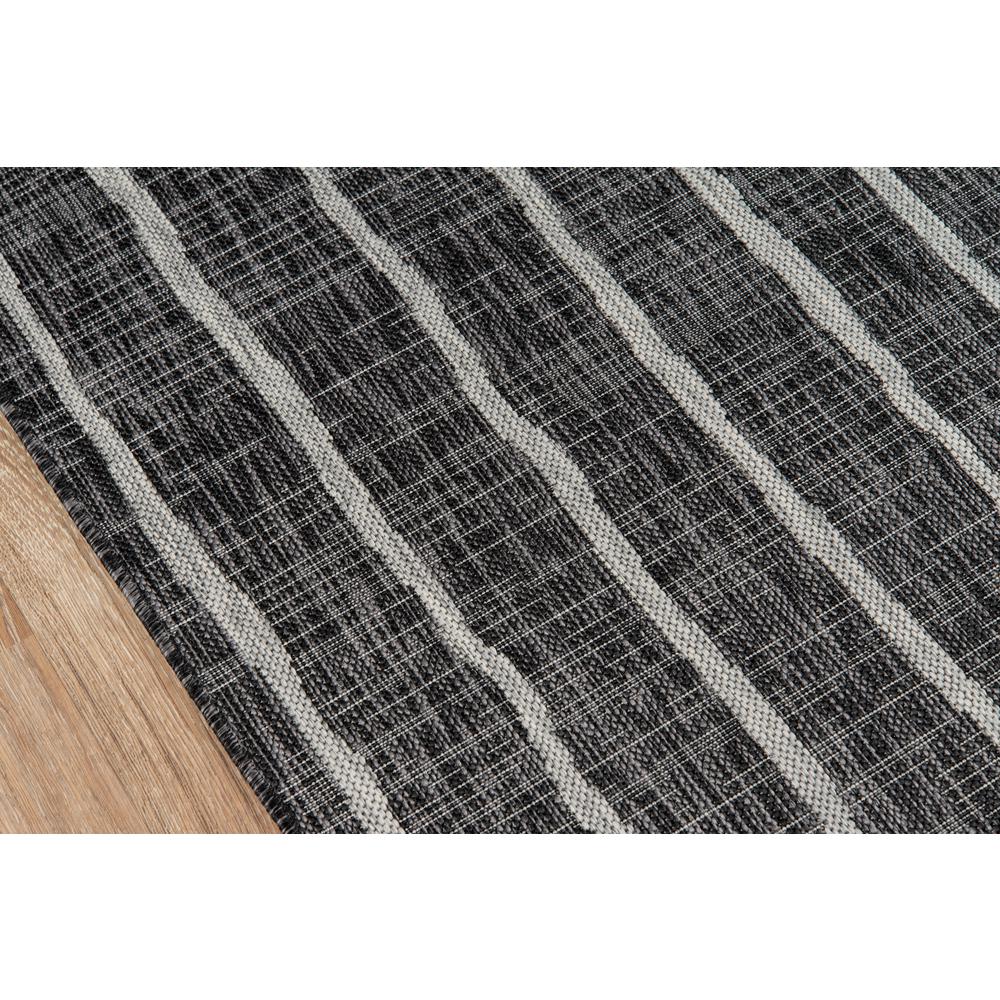 Contemporary Rectangle Area Rug, Charcoal, 7'10" X 10'10". Picture 3