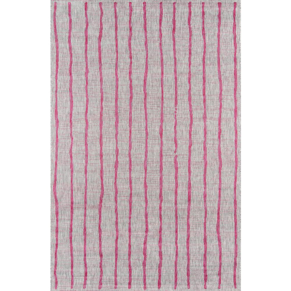 Contemporary Rectangle Area Rug, Fuschia, 7'10" X 10'10". Picture 1