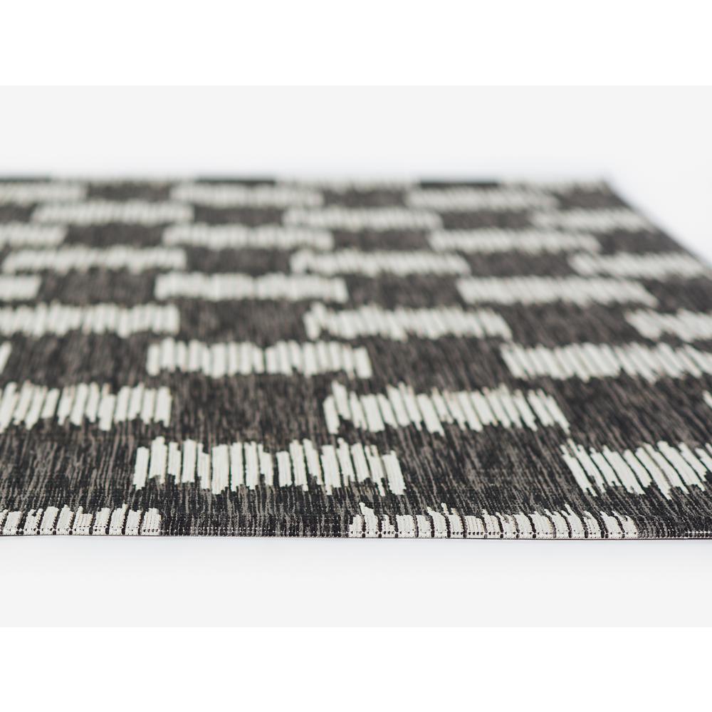 Transitional Rectangle Area Rug, Charcoal, 5'3" X 7'6". Picture 5