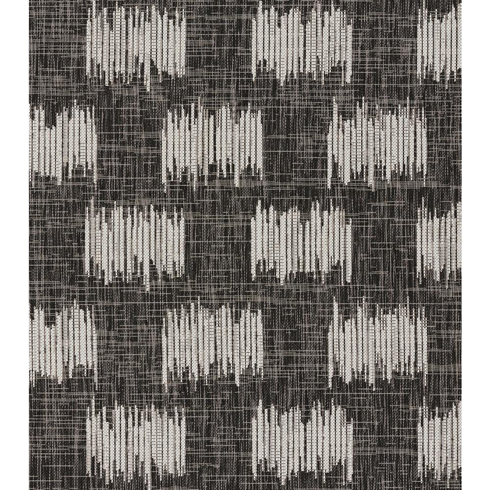 Transitional Rectangle Area Rug, Charcoal, 5'3" X 7'6". Picture 6