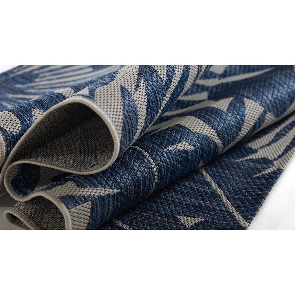 Transitional Rectangle Area Rug, Blue, 5'3" X 7'6". Picture 8