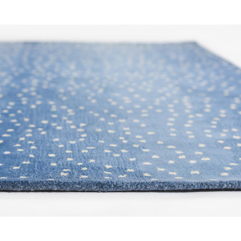 Contemporary Rectangle Area Rug, Denim, 8'9" X 11'9". Picture 6