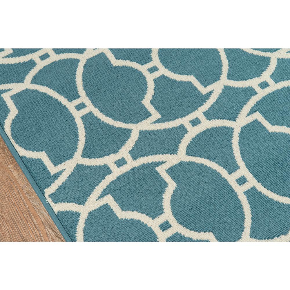 Contemporary Rectangle Area Rug, Blue, 8'6" X 13'. Picture 3