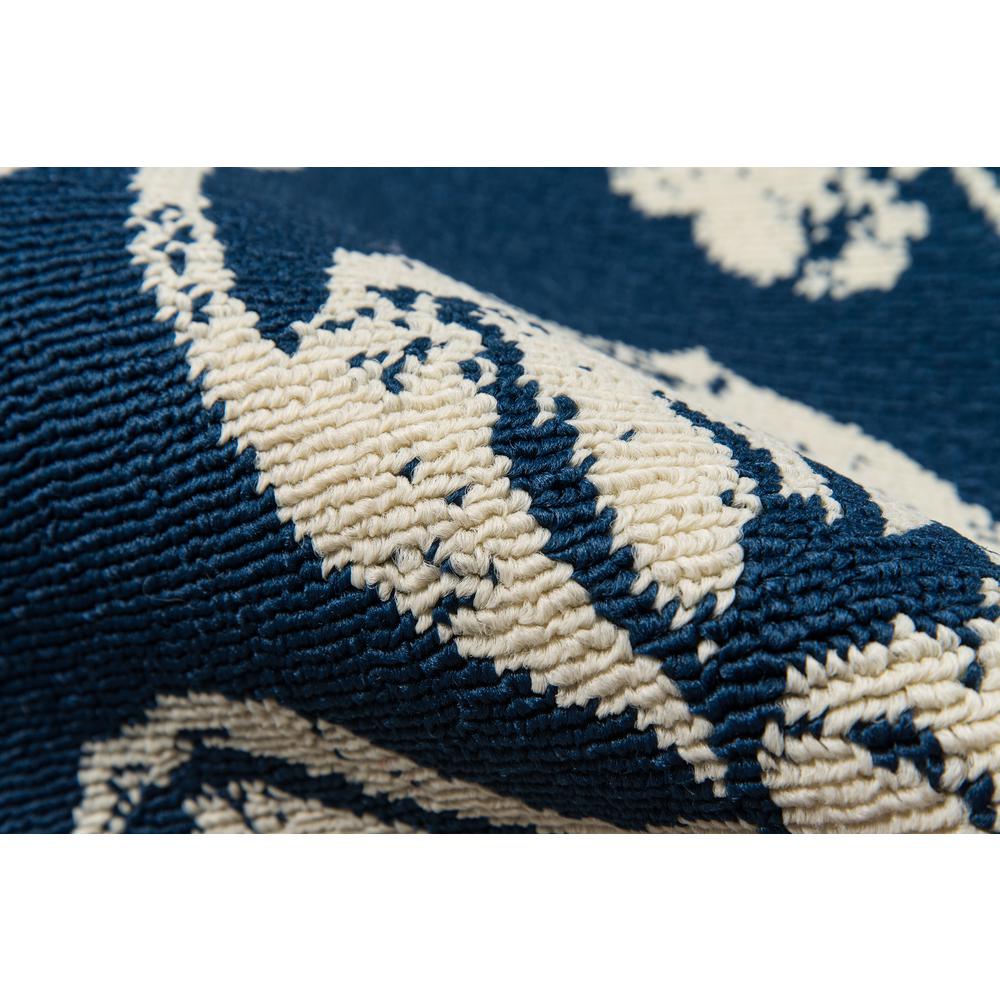 Casual Rectangle Area Rug, Navy, 8'6" X 13'. Picture 4
