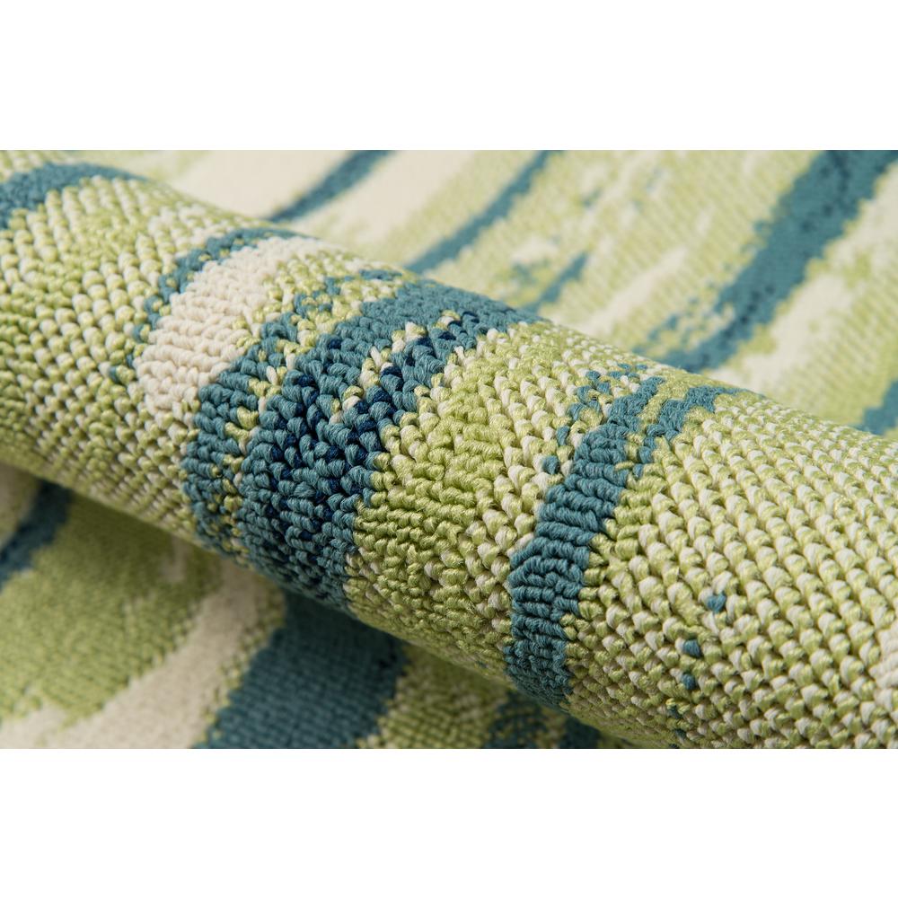 Contemporary Rectangle Area Rug, Green, 8'6" X 13'. Picture 4