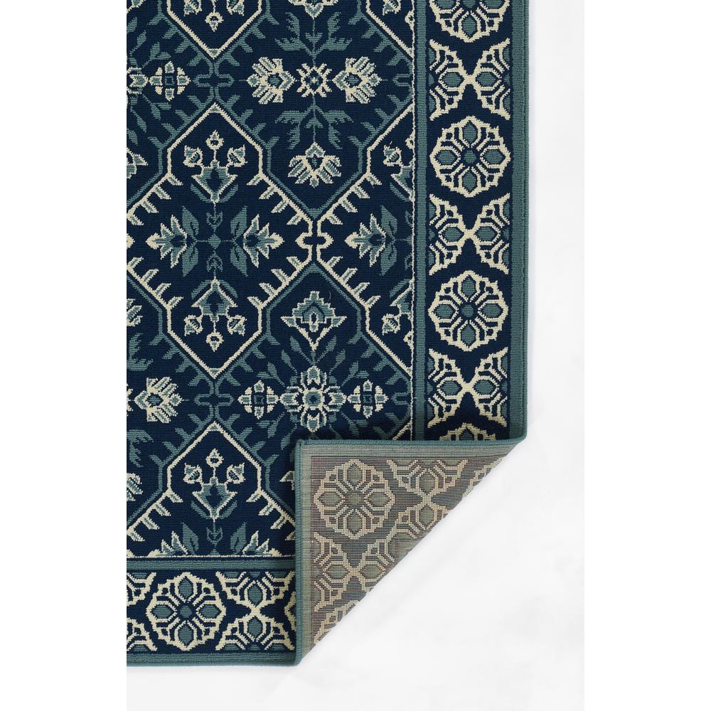 Transitional Rectangle Area Rug, Navy, 8'6" X 13'. Picture 3